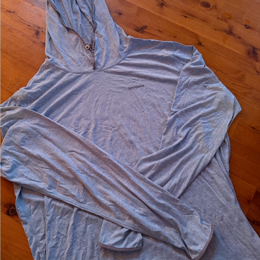 Patagonia Sky Blue Lightweight Hoodie